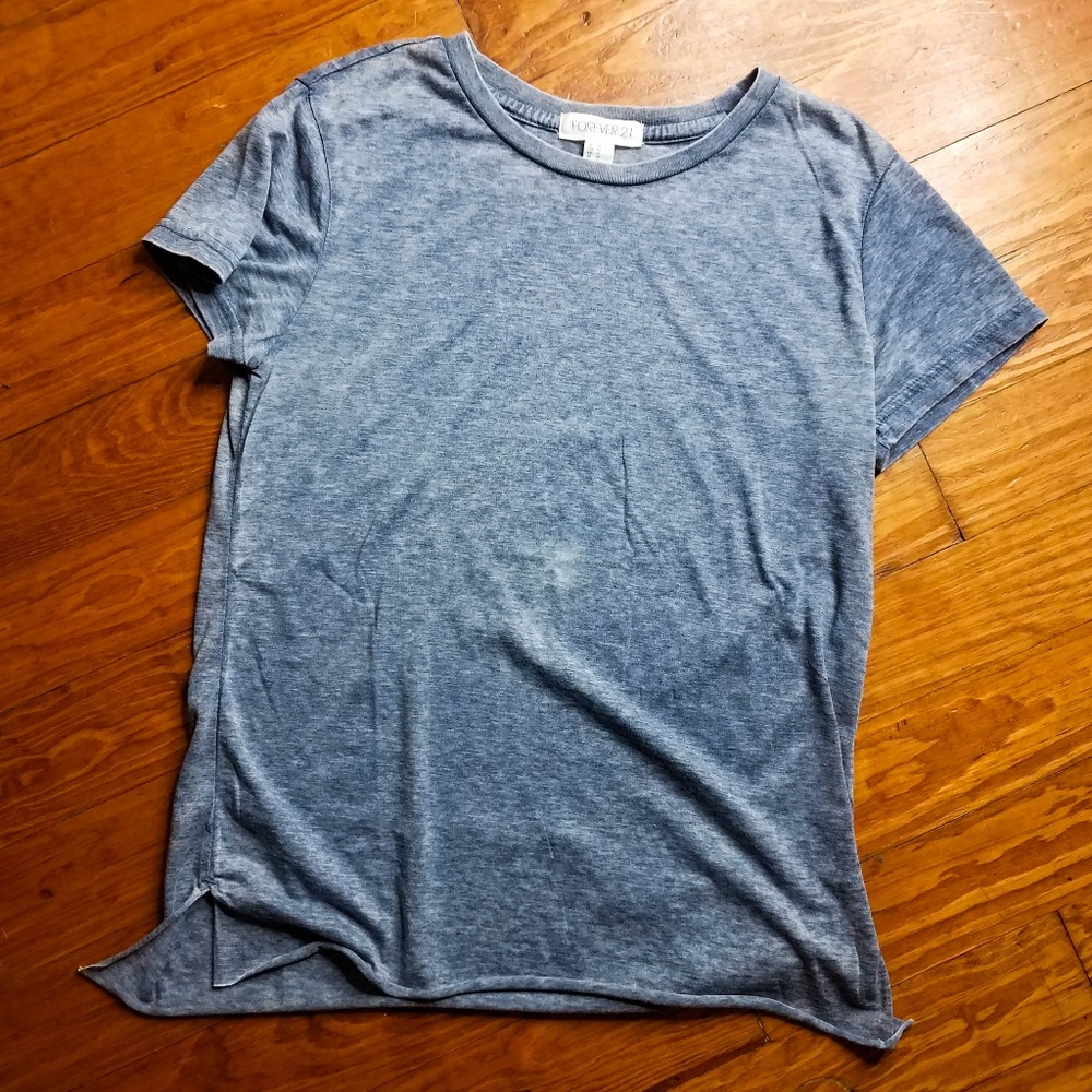 Distressed Grey Tee